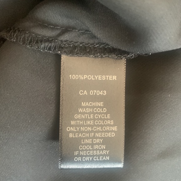 Spense Sleeveless Black Blouse with Braided Detail on Neckline - Picture 6 of 6